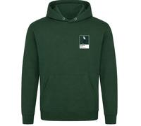Colin Montgomerie Golf Icon Frame Men's Hoodie - Bottle Green / 4XL