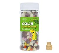 Colin the Caterpillar Sprinkles - Coloured Sugar-Coated Colin the Caterpillar - Perfect for Adding the Cupcakes - 75g (1)