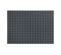 Colinda Silicone Dish and Cup Drying Mat - Extra Large Trivet for Hot Dishes, Large Size Hot Pots and Pads Coming Directly Out from the Stove or Oven,Drain Board,16" x 11.5",Grey
