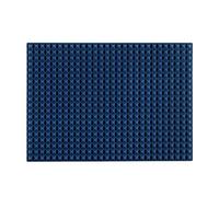 Colinda Silicone Dish and Cup Drying Mat - Extra Large Trivet for Hot Dishes, Large Size Hot Pots and Pads Coming Directly Out from The Stove or Oven,Drain Board,16" x 11.5",Navy Blue