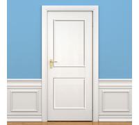 Colingmill 10 Pcs Peel and Stick Door Moulding Trim Kit Premade Wall Moulding Panels Flexible Self Adhesive 3D Wainscoting Panels for Mirror Window Frame Decor (Top 22"x36" and Bottom 22"x24")