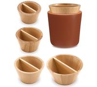 Colingmill 4 Pcs Rim Cone Shaper for Pottery and Ceramic Wooden Tools 4 Size Shaping Cone Trimming Tools for Sculpting Fixing Smoother Rounded Rim Pottery Artists and Hobbyists Supplies(Xs, S, M, L)