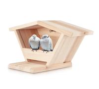 Colingmill Cedar Dove Nesting Box Wooden Bird Houses Morning Dove Nesting Box Bird Houses for Outside Pigeon for Roosting Platform