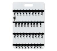 Colingmill Key Rack Wall Mount with 38 Numbered Self Closing Hooks 24'' x 16'' Key Holder Felt Key Board Key Storage for Car Dealer Property Manager Valet Parking Residential Small Businesses