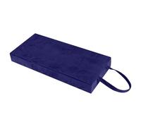 Colingmill Personal Prayer Kneeler Pad 18 3/4 Inch Christian Kneeling Pillow Microfiber and High Density Foam Personal Religious Prayer Kneeler Pad Pillow Bench for Kneeling(Navy Blue)