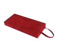 Colingmill Personal Prayer Kneeler Pad 18 3/4 Inch Christian Kneeling Pillow Microfiber and High Density Foam Personal Religious Prayer Kneeler Pad Pillow Bench for Kneeling (Burgundy)