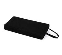 Colingmill Personal Prayer Kneeler Pad 18 3/4 Inch Christian Kneeling Pillow Microfiber and High Density Foam Personal Religious Prayer Kneeler Pad Pillow Bench for Kneeling Christian Gift (Black)