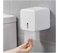 Colist Self Adhesive Toilet Roll Holder, with Cover, Cat Proof, Small