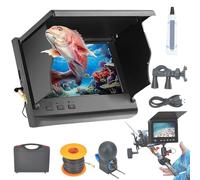 Colitt - Underwater Fishing Camera, Fishing Camera Underwater 50 Meters Cable 220°, Clear Water, Muddy Water, Deep Water, Day And Night(5.0in-HD,50M/164FT)