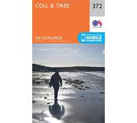 Explorer 372 Coll & Tiree Map With Digital Version, Orange One Size