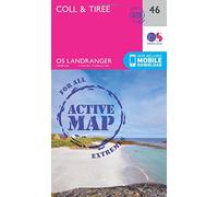 Coll & Tiree Map | Weatherproof | Treshnish Isles | Ordnance Survey | OS Landranger Active Map 46 | Scotland | Walks | Cycling | Days Out | Maps | Adventure