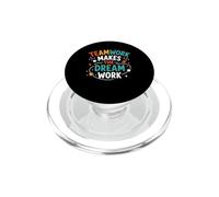 Collaboration Motivation Teamwork Makes The Dream Work PopSockets PopGrip for MagSafe