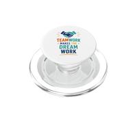 Collaboration Motivation Teamwork Makes The Dream Work PopSockets PopGrip for MagSafe