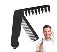 Collaborative Bartkamm - Foldable Hair Comb | 2 In 1 Small Travel Comb | Develop a portable with fine teeth and with wide teeth for maintaining and styling