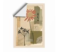 Collage Botanical Unframed Wall Art Print A4 (29.7×21cm), Wall Decor for Living Room, Bedroom, Office & Home, Art Gift