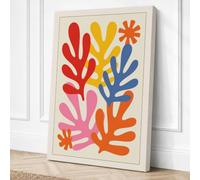 Collage Botanicals Canvas Wall Art Print 24x16 Inch