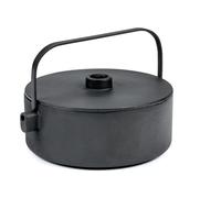 Collage Cast Iron Tea Pot - 1.2 L Black one size