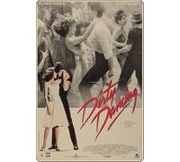 Collage Dirty Dancing Poster Metal Tin Sign Plaque Man Cave Wall 8x12 Inch Wall Art Decoration