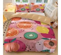 Collage Duvet Cover King Modern Abstract Leaf Print Bedding Set for Women, Botanical Pop Art Microfiber Quilt Cover for Bedroom Decor (style4,Double200x200cm+65x65cm*2)