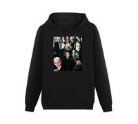 Collage Edit Tom Felton As Draco Malfoy Dmn Long Sleeve Heavy Loose Board Pullover Hooded Hoodie Fluffy Men Size S Black
