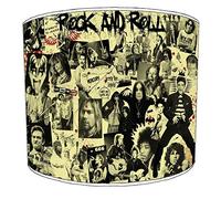 Collage of Rock and Roll legends Lampshade For A Ceiling Light In 3 Sizes - Free Personalisation