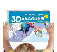 Collage | Paper, 26cm | Sticker Mosaic Art Set | Early Learning Educational Toy For Focus Training, Fine Motor Skills, Preschool