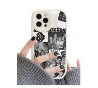 Collage Photo Harry On Styles White One 1D Direction Fan Girl Custom Compatible With iPhone 7 8 7S SE 2020 XR X 11 12 13 14 15 16 Pro Max Plus Mini Bumper Case Custom Name Protective Cover Silicone