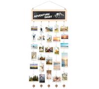 Collage Photo Holder Organizer Hanging Display Picture Board DIY Picture Frames Collage Photo Frames Multiple Pictures Hanging Photo Display Wood Picture Frames Collage For Wall
