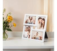 Collage Picture Frames, 4-Opening Collage Frames for 4x6 Photos, Wall Decor