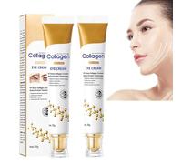 Collagen Anti-Wrinkle Eye Cream,Eye Wrinkle Cream,Anti-Wrinkle and Anti-Aging Moisturizing Eye Cream,Under Eye Cream for Dark Circles Puffy Eyes,Repair Essence Eye Cream (2Pcs)