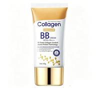Collagen BB Cream With SPF 50 - Hydrating Tinted Moisturizer & Primer, Skin Beautifier & Color Changing Foundation, Conceals, Buildable Coverag for All Skin, Oil-Free, Light to Medium