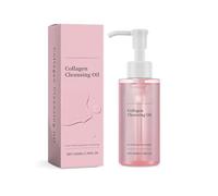 Collagen Cleansing Oil, Hydrating Daily Facial Wash & Makeup Remover Oil Cleanser, Gentle Makeup Remover without Clogging Pores, Blackhead Removal, Face Pore Cleanser, All Skin Types