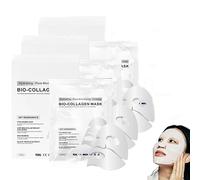 Collagen Deep Mask,Korean Bio-Collagen Face Mask for Firming, Hydrating & Brightening - Anti-Aging Facial Treatment Sheet Masks,Firming Skin,for All Skin Types (3 Box)