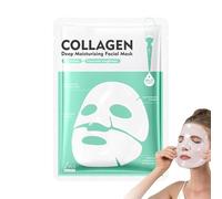 Collagen Deep Moisturizing Face Masks, Intensive Hydration & Firming Masks for Dry Skin, Smoothly & Skin Elasticity Boost, Facial Overnight Hydrating for Women & Men (1)