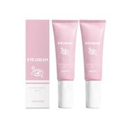 Collagen Eye Cream, Plumping & Illuminating Eye Cream with Vegan Collagen Peptides, Hydrating & Anti-Fine Lines, Lightweight Fragrance-Free for Sensitive Skin & Daily Use (2PC)