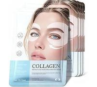 Collagen Eye Mask, Hydrating Eye Mask Patches, 5 Pairs Collagen Eye Mask for Puffy Eyes and Dark Circles, Revive Under Eye Gel Patches for Sensitive Skin,Revitalizing Eyes Care (5 Pairs)