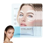 Collagen Eye Patches,5 Pairs Hydrating Collagen Under Eye Gel Patches,Revive Under Eyes Mask for Dark Circles & Fine Lines,Revitalizing Eyes Care,Firms,Brightens,Energises
