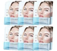 Collagen Eye Patches, Under Eyes Mask for Puffy Eyes and Dark Circles, Revive Under Eye Patches with Bio-Collagen, Peptide Complex and Vitamin C for Sensitive Skin, Brightens, Energises (12Pcs)