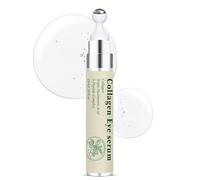 Collagen Eye Serum for Dark Circles & Fine Lines, Under Eye Cream Anti Aging, Triple Hyaluronic Acid & Peptide Collagen Serum for Puffy Eyes, Under Eye Serum with 360° Eye RollerBall, 15ml