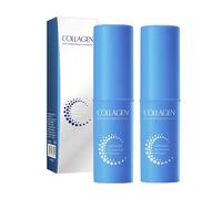 Collagen Eye Stick, Eye Cream for Dark Circles and Wrinkles, Hydrating Eye Balm Smooth Fine Lines Instantly, Eye Cream Stick for Dullness and Puffiness, Firm That Delicate Skin Under Your Eyes (2pcs)