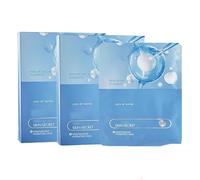 Collagen Face Mask, Bio Collagen Face Mask, Glass Skin Face Mask, Korean Deep Collagen Anti-Wrinkle Lifting Mask, for All Skin Types, 10 Pcs/Box (2box)