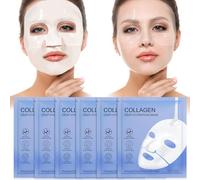Collagen Face Mask,Deep Collagen Overnight Mask,6Pcs Biodance Mask,Face Masks for Moisturize, Firm and Enhance Skin Vitality