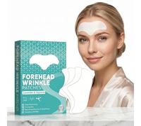 Collagen Facial Tape with Vitamin E & Aloe, Overnight Forehead Wrinkle Patches for Deep Line Smoothing, Skin Lifting Face Mask for Sagging Skin Hydration Repair, Anti Aging Skincare Treatment - 12 Pcs