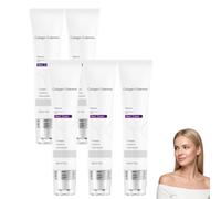 Collagen Fullerene Neck Cream for Firming Care with Niacinamide (5pcs) | Collagen Neck Cream with Fullerene, Niacinamide and Moisturizing Care for Neck & Décolleté Skincare