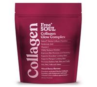 Collagen Glow Complex | Marine Collagen Powder with Hyaluronic Acid & Vitamin C | 100% Type I Collagen Supplements Powder for Hair, Skin & Nails | Scientifically Proven Collagen | Free Soul
