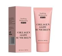 Collagen Glow Sunscreen SPF 50, Daily Hydrating Sun Lotion, Lightweight Non-Greasy Face Sunscreen, No White Cast, Suitable for All Skin Types 50ml