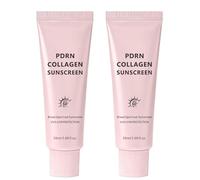 Collagen Glow Sunscreen SPF 50, Korean Anti Aging Skin Care, No White Cast, Lightweight & Non-Sticky Face Sunscreen, Moisturising, Suitable for All Skin Tones