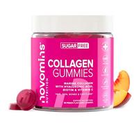 Collagen Gummies - Sugar Free - with Hyaluronic Acid, Vitamin C & Biotin - Collagen Supplements for Women & Men - More Convenient Than Collagen Powder - 60 Marine Collagen Gummies - Novomins