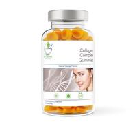 Collagen Gummies with Biotin & Vitamin C - VYTALINE Hydrolysed Collagen Supplements - 60 Orange Beauty Gummies for Skin & Hair - Collagen Peptides - 2 Month Supply