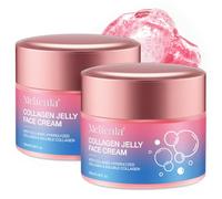 Collagen Jelly Cream, Contains Niacinamide and Freeze Dried Hydrolyzed Collagen, Elasticity & Intense Hydration, Reduces Fine Lines & Dullness, Firms, Fast-Absorbing & Non-Greasy for Glass Skin, 200ML